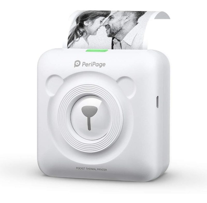 Peripage A6 Mini Impresora Térmica Bluetooth Blanca 3 Rollos