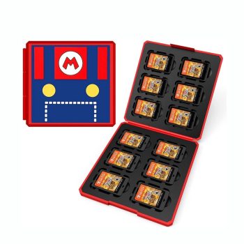 Estuche Protector Mario Bros para Nintendo Switch con Capacidad para 12 Juegos