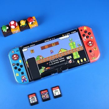 Carcasa Retro Mario Bros para Nintendo Switch OLED