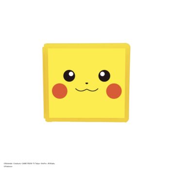 Estuche para Juegos Nintendo Switch Pikachu Pokémon Amarillo. La imagen muestra el rostro de Pikachu sonriendo.