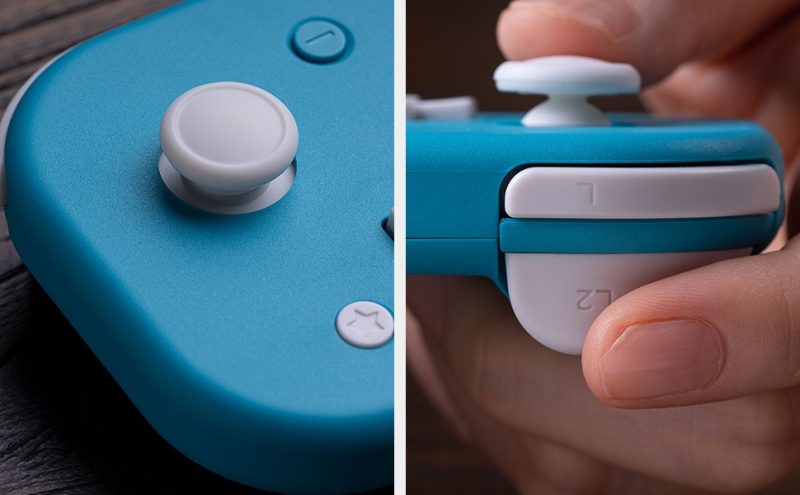 Control inalámbrico 8BitDo Lite 2 para Nintendo Switch desde cerca