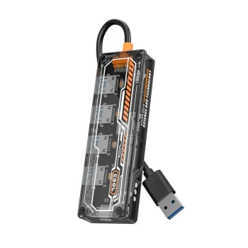 HUB USB C 4 en 1 Multi Función Transparente